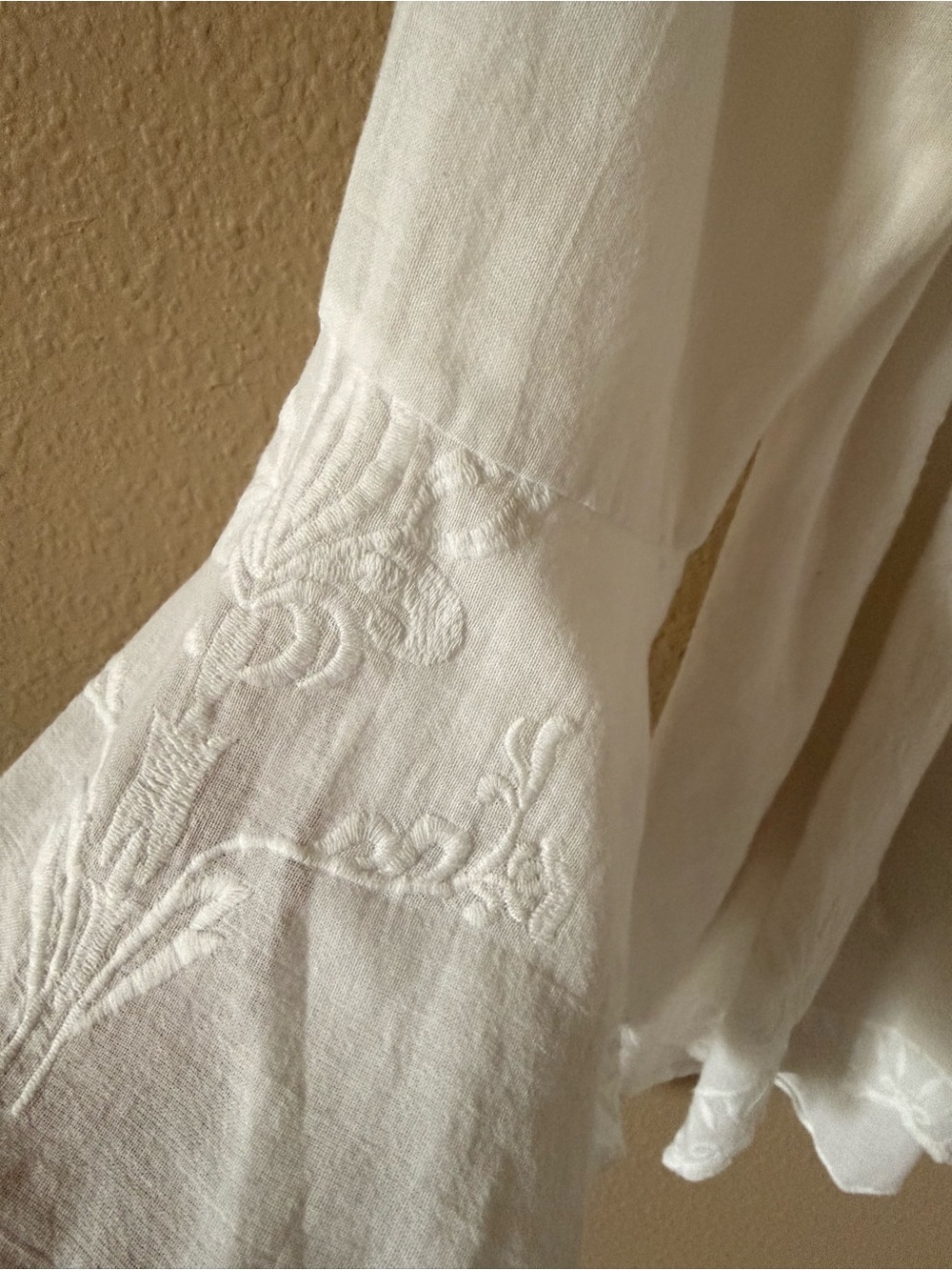 krazy kat White Embroidered Peasant Tunic Top - Picture 4 of 9